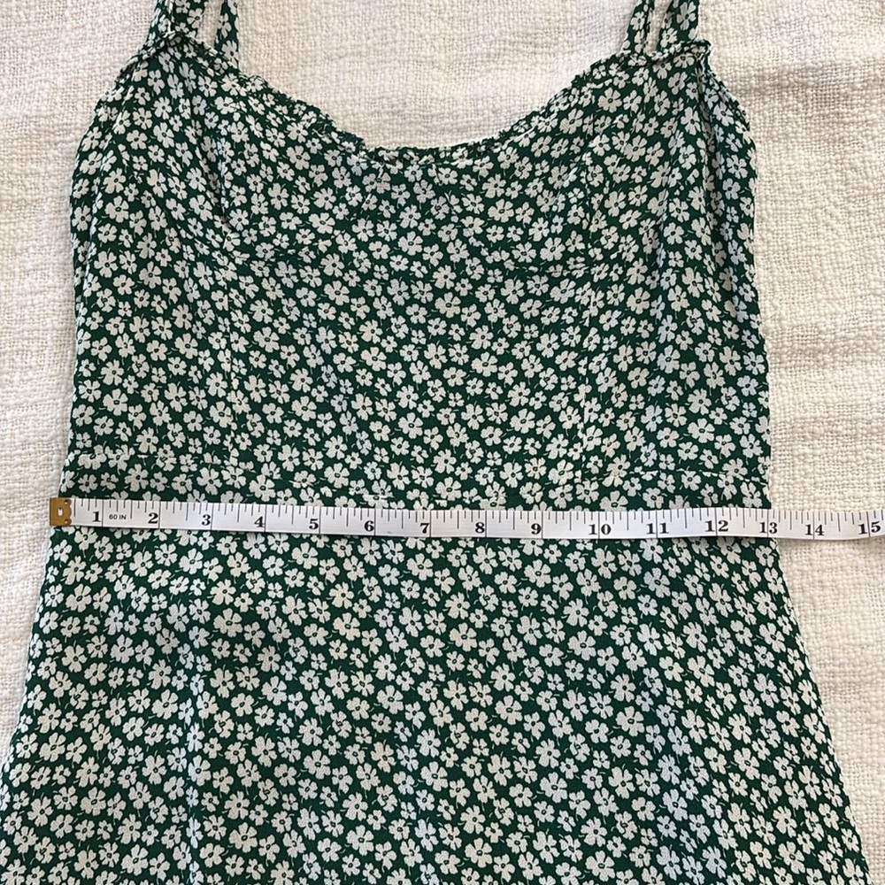 Reformation Nikita Floral Green Dress - Picture 11 of 12